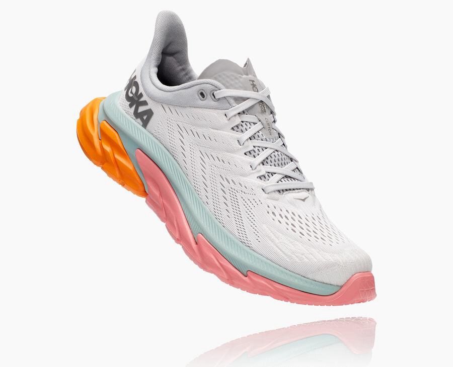 Hoka One One Koşu Ayakkabısı Erkek Beyaz - Clifton Edge - IT3027416